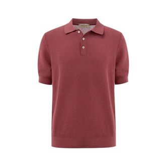 Gran Sasso Tops, Heren, Rood, L, Shirts