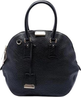Burberry Tweedehands leren handtassen - Dames - Vintage Handtas - Zwart - ONE Size - Vintage