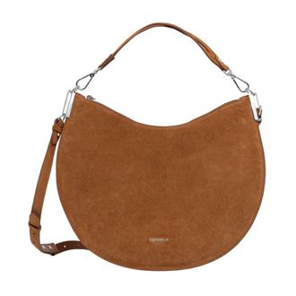 Coccinelle Sunup Suede - Dames - Handtassen - Bruin - ONE Size - Leer - Tassen