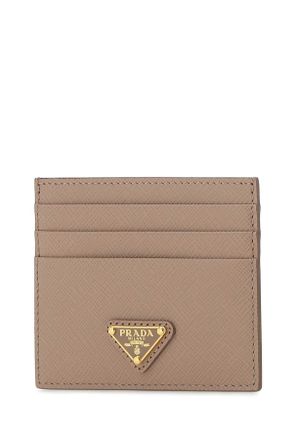 Prada Womens Milano Card Case Pink Calfleather Cases