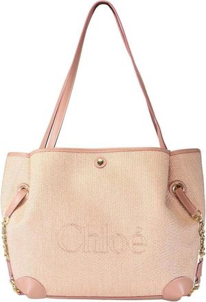 Chlo&eacute; Clover Tote - Bags - Mujer - Beige - ONE SIZE
