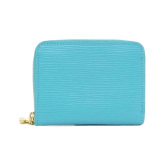 Louis Vuitton Blue Leather Coin Purse/Coin Case (Pre-Owned)