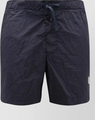 Stone Island econylon swim shorts elastic waist design