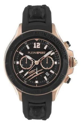 Plein Sport Warrior Tech Watch in Black/Rose Gold at Nordstrom Rack