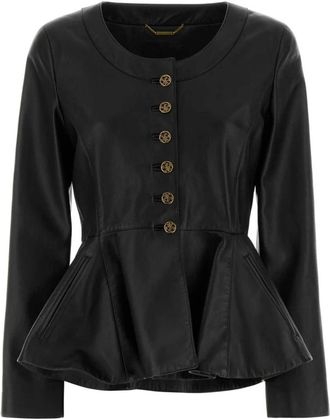 Chlo&eacute; Leren Jas - unisex - Leren en Su&egrave;de Jassen - Zwart - L - Leer - Jassen