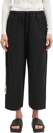 Yohji Yamamoto Elastische Cropped Broek - Dames - Vrijetijds broeken - Zwart - S - Broeken