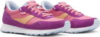 Kizik Siena Lace-Up Walking Sneaker in Pink Lemonade/Purple Orchid at Nordstrom, Size 10.5