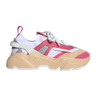 Dolce & Gabbana Sneakers, female, Multicolor, Size: 5 1/2 US Multicolor Low-Top Sneakers with Logo