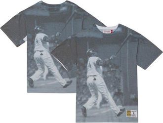 Mitchell & Ness Mens Mitchell & Ness David Ortiz Boston Red Sox Cooperstown Collection Highlight Sublimated Player Graphic T-Shirt in White at Nordstrom, Size Small