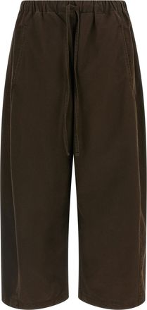 Entire studios Brown Cotton Casual Womens Pants