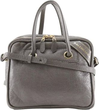 Balenciaga Pre-owned Handbags, female, Gray, Size: ONE SIZE Pre-owned Leather balenciaga-bags