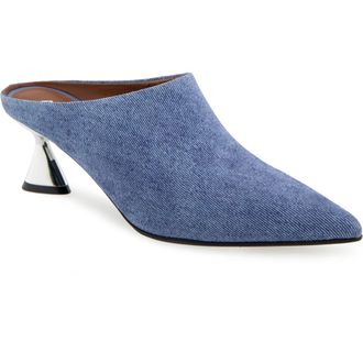 Aerosoles Jama Pointed Toe Mule in Blue Jean Denim Suede at Nordstrom Rack, Size 6