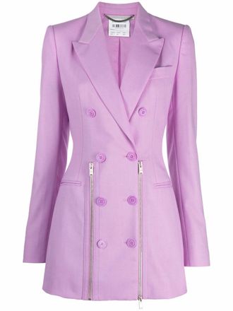Stella McCartney Blazer met dubbele rij knopen - Paars