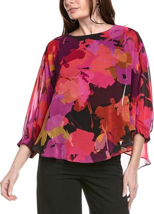 Joseph Ribkoff Boat-Neck Floral Top