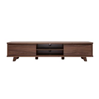 Miliboo Miliboo - Mueble Tv Vintage De Nogal 180 Cm Fifties