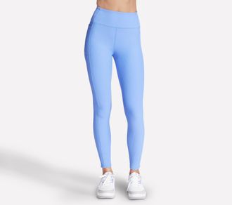 Skechers Funktionstights SKECHERS BAJA BLUE, Damen, Gr. L (42/44), N-Gr, blau (baja blau), Obermaterial: 75% Nylon, 25% Elasthan, Hosen Funktionstights