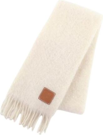 Loewe Pre-owned Scarves, female, Beige, Size: ONE SIZE Pre-owned Shawl