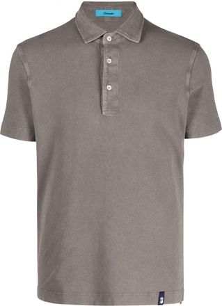Drumohr short-sleeve polo shirt - men - Cotton - L - Neutrals