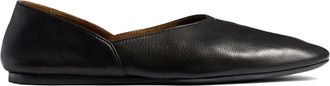Khaite Jane ballet flats - women - Calf Leather/Calf Leather/Calf Suede - 39.5 - Black