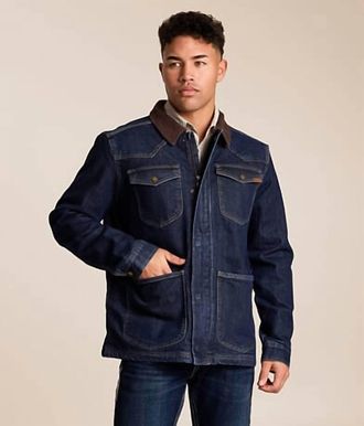 Ariat Denim Chore Jacket In Rinse