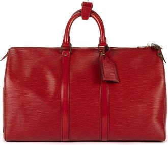 Louis Vuitton Keepall Black Stitchings 45 Reistas