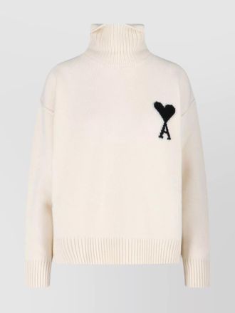 Ami high neck knit sweater