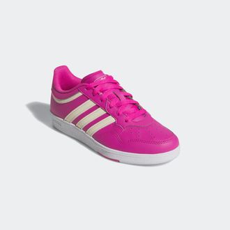adidas Sneaker ADIDAS SPORTSWEAR HOOPS 4.0, Damen, Gr. 40,5, rosa (lucid fuchsia, cream wei&szlig;, cloud wei&szlig;), Synthetik, Schuhe Sneaker