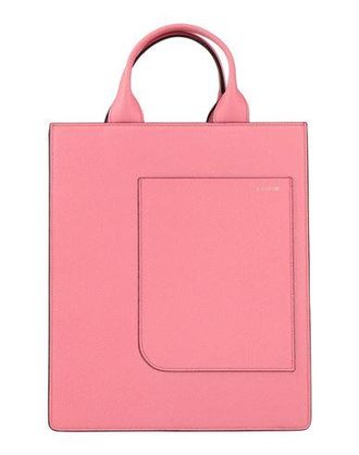 [Valextra]★Passepartout Tote Bag★Pink Valextra Passepartout Mini Leather Tote | ShopSimon
