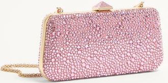 Valentino Garavani Minaudiere Carry Secrets Con Strass Donna ROSA CHIARO UNI