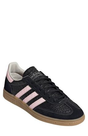 adidas Gender Inclusive Handball Spezial Sneaker in Core Black/Wonder Quartz at Nordstrom, Size 12.5 Womens