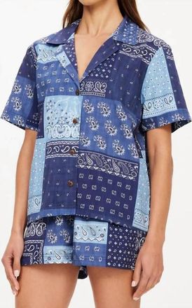 The Upside Womens Mascada Andie Shirt In Bandana