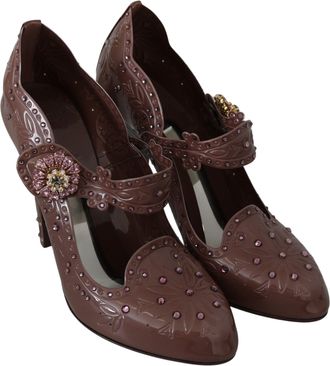 Dolce & Gabbana Cinderella Pump - Brown