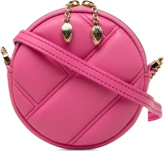 Bulgari Pink Leather Pochette (Pre-Owned)