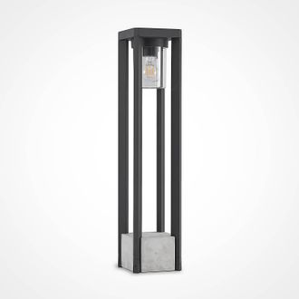 Lucande Lucande - L&aacute;mpara Para Exterior kalisa En Gris De Aluminio