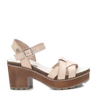 Xti Womens Casual Heeled Sandals In Ice