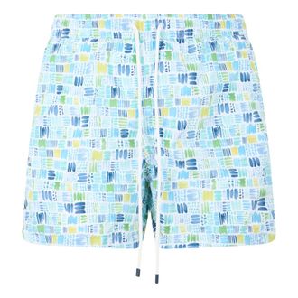 Fedeli Beachwear, male, Multicolor, Size: S Madeira Swim Shorts