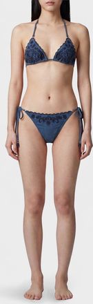 Zimmermann Bikini a triangolo in poliammide con dettagli ricamati