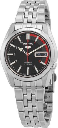 Seiko Series 5 Automatic Black Dial Unisex Watch SNK375K