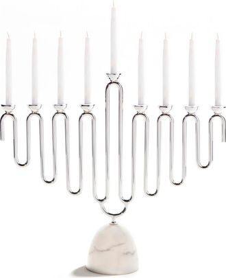 ANNA new york Coluna Menorah in White And Silver at Nordstrom