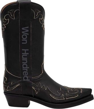 Won Hundred Bogota Boots - Dames - Cowboylaarzen - Zwart - 36 EU - Leer - Schoenen