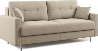 Divani.Store Megan Sof&aacute; Convertible En Microfibra Extra&iacute;ble 188 Cm (mat. 140x197) Taupe