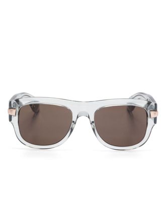 Gucci Occhiali da sole squadrati - Grigio