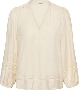 Inwear Blouses - Dames - Blouses - Beige - XS - Overhemden
