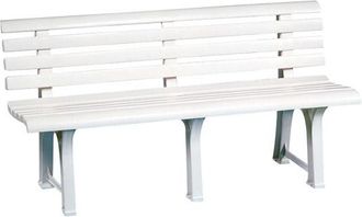 Progarden Homemaison - Banco Jardin Resina Bco - 147x49 Cm