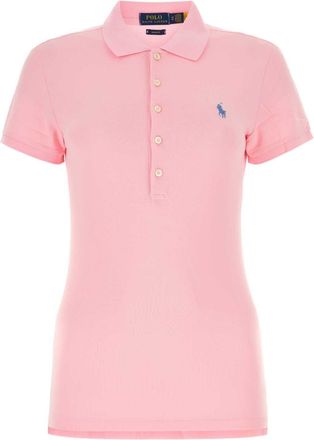 Polo Ralph Lauren Pink Stretch Piquet Polo Shirt