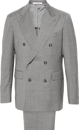 Tagliatore Vesuvio Suit - Heren - Business pakken - Grijs - 2XL - Katoen - Kostuums