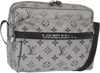 Louis Vuitton Pre-owned Vintage Canvas Cross Body Bag - Dames - Vintage Schoudertas - Grijs - ONE Size - Vintage