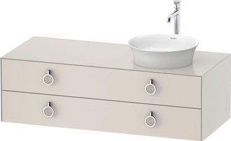 Duravit Duravit - Tulip Blanco, Mueble De Ba&ntilde;o Colgado En La Pared, Ancho