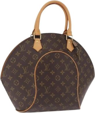 Louis Vuitton Tweedehands Canvas Louis Vuitton tassen - Dames - Vintage Handtas - Bruin - ONE Size - Vintage