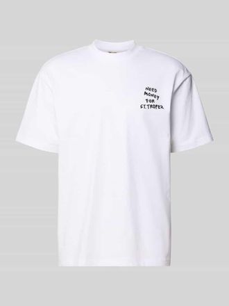 Only & Sons Loose Fit T-Shirt aus reiner Baumwolle Modell MONEY in Beige, Gr&ouml;&szlig;e XXL